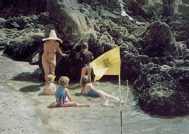 New Zealand naturist beach — Hobson Bay