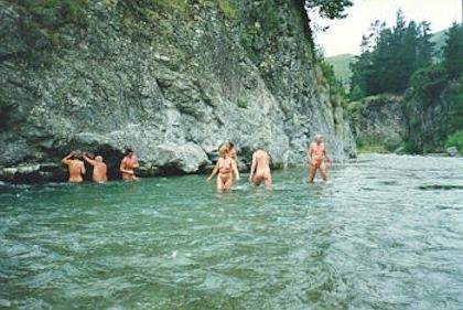 New Zealand naturist beach — Orari Cliff