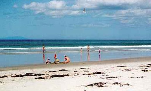 New Zealand naturist beach — Uretiti Sea