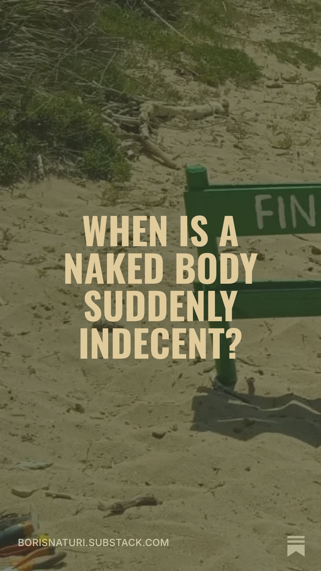 When Is a Naked Body Suddenly Indecent?
