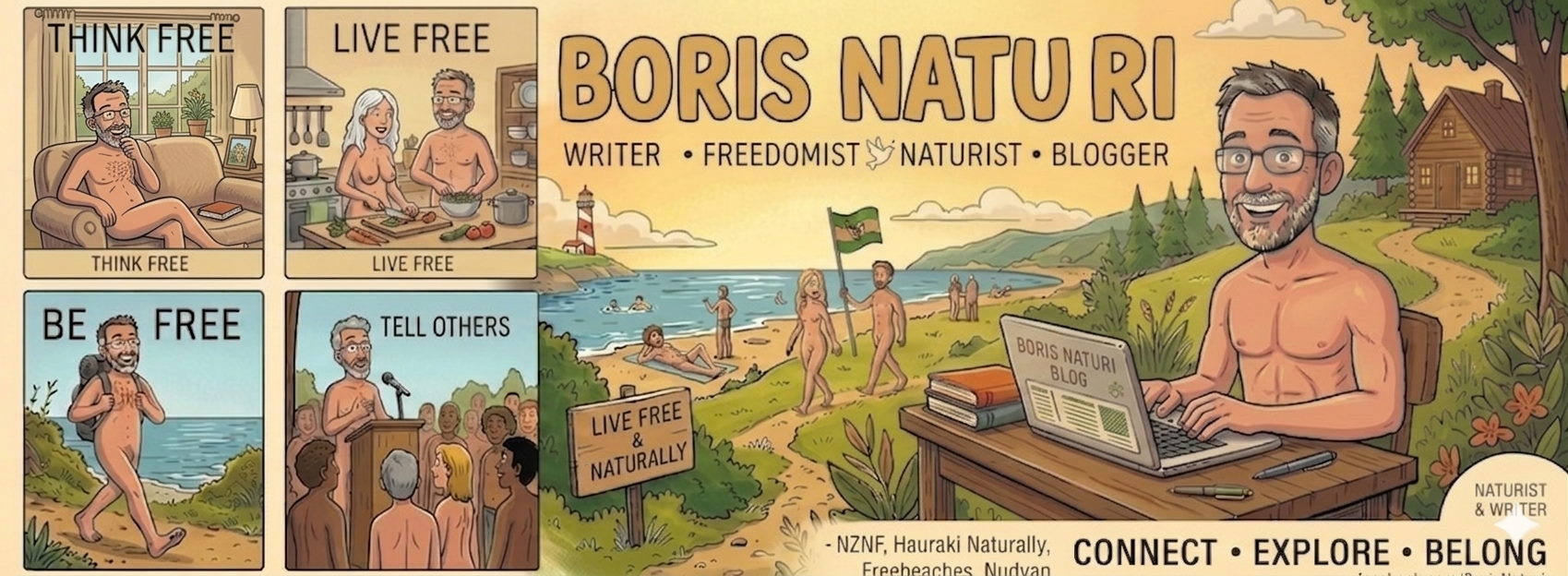 Boris Naturi — Writer, Freedomist, Naturist, Blogger