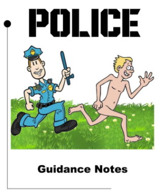 Police and nudism